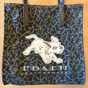 Coach x Disney Dalmatian canvas tote